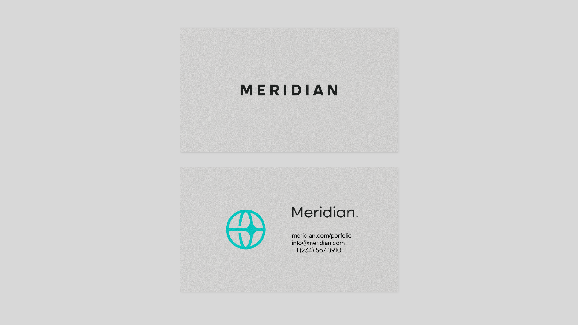 Meridian namecard design