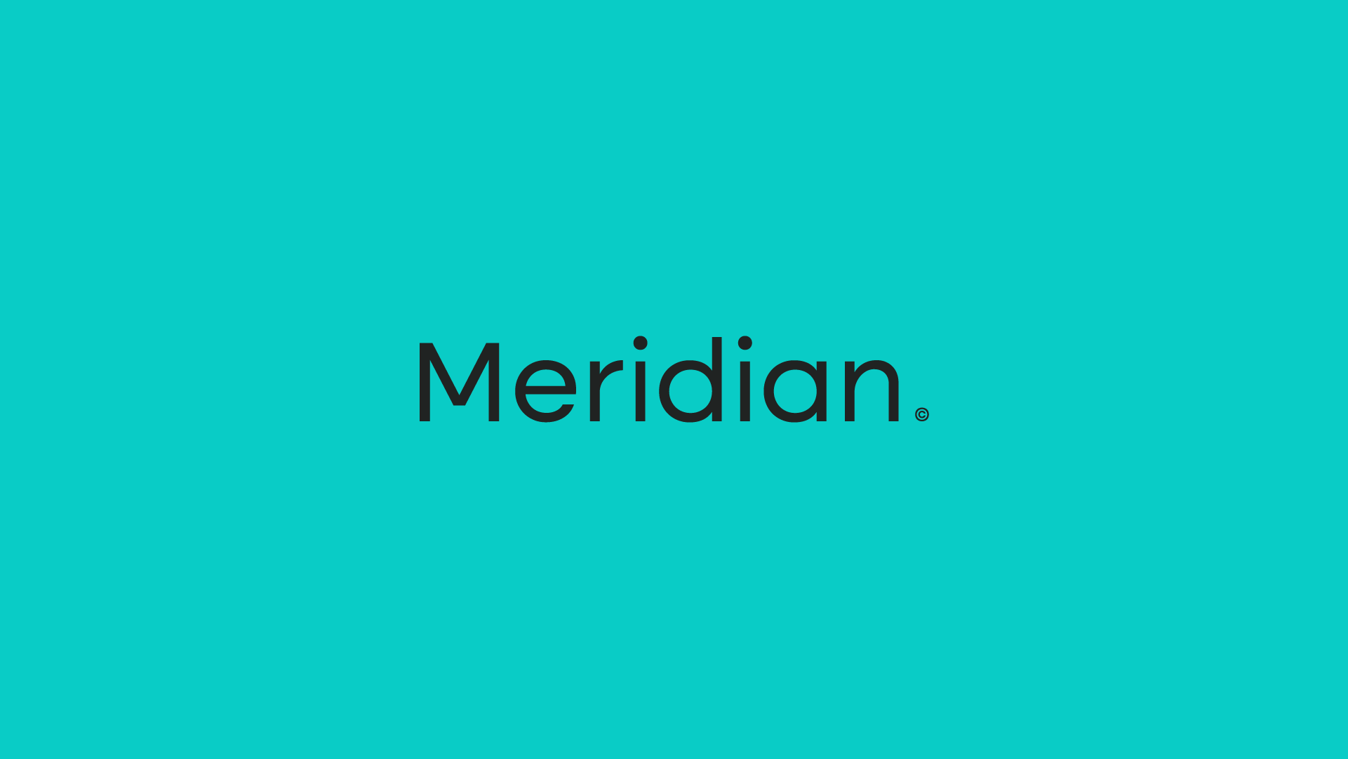Meridian logo mark on light background
