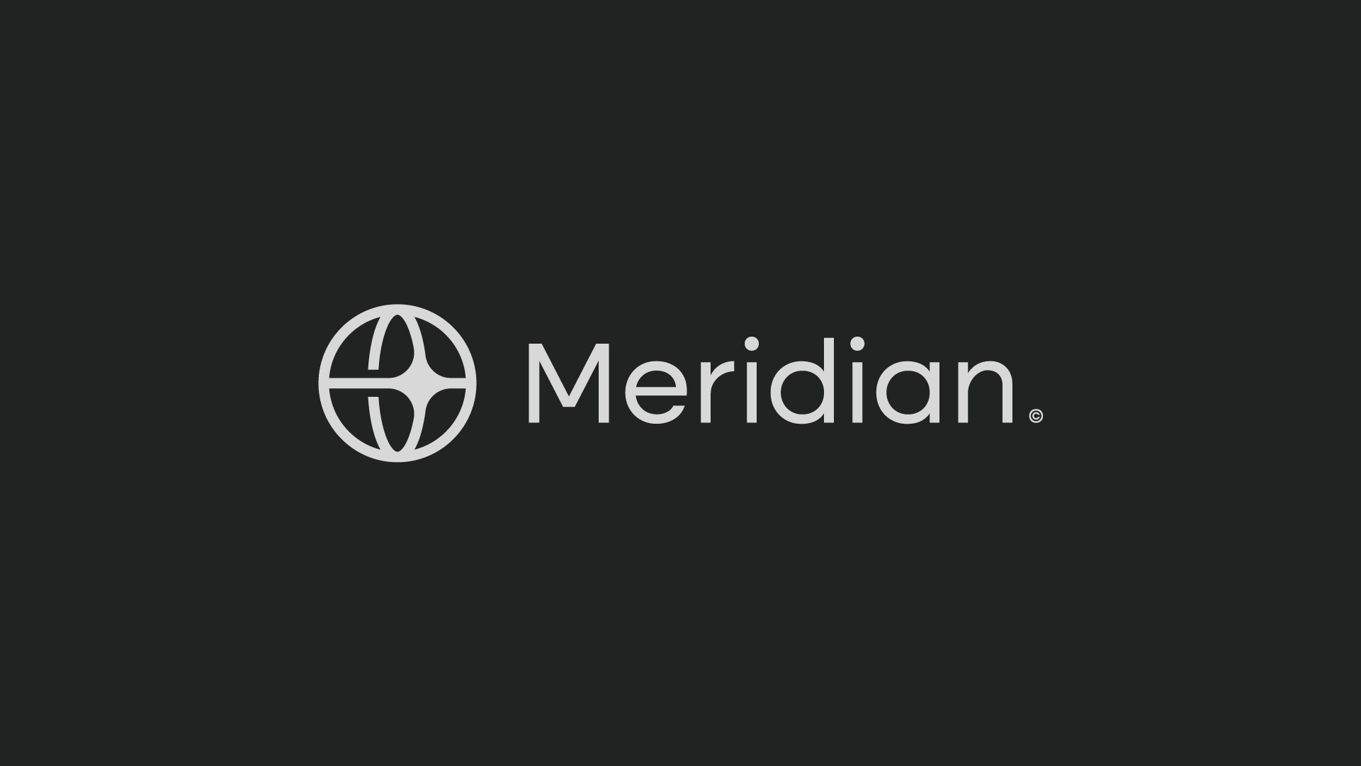 Meridian logo mark on light background